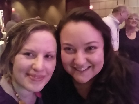 Sara, local pres, Crystal Warner- new CEIU National Executive Vice President